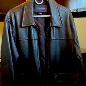 Safari knee length soft deerskin leather jacket